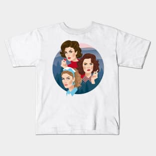 Fire girls Kids T-Shirt